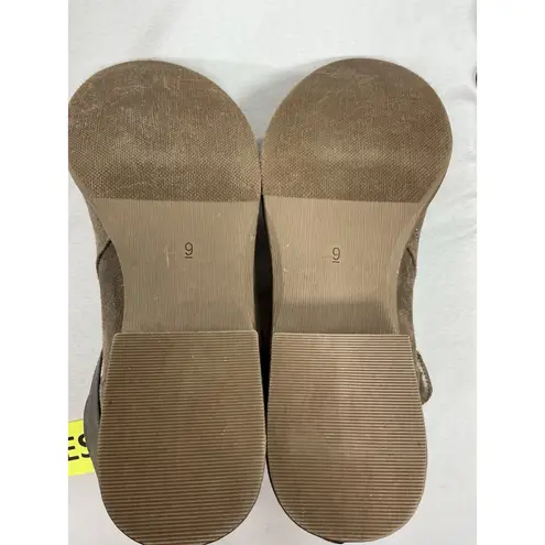 Route 66 Womans Whitney Pullon Booties 9 Brown Strappy Buckle Close NWOT