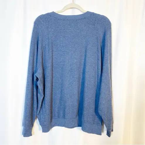 Wildfox  Over The Rainbow Baggy Beach Jumper Freedom Sommers Crew Sweatshirt Blue