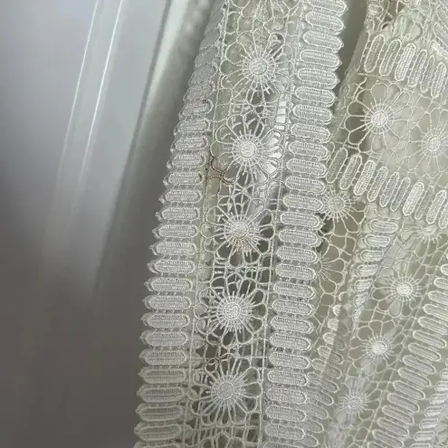 Alice McCALL  Like a Dream Dr White Lace Midi Dress Sz 4