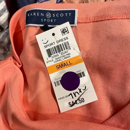 Karen Scott Pink Coral Dress