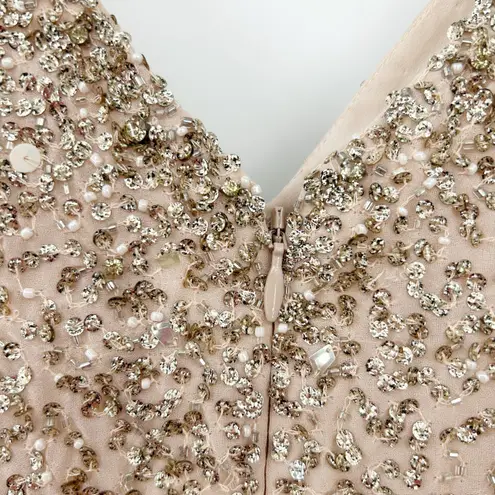 BHLDN Anthropologie x Wedding Bridesmaid Avery Sequin Tulle Maxi Dress Size 2