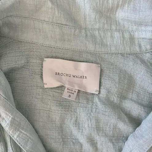 Brochu Walker madsen shirt dress wrap tie front