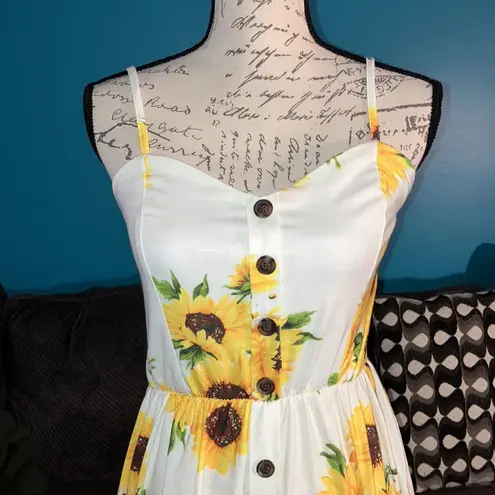 Angashion Spaghetti Strap Sundress, Medium