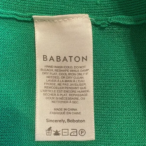 Babaton Aritzia Anderson sculpt adjustable halter knit mini dress Kelly green M