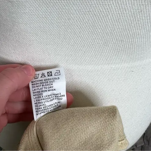 Sandrine Rose x Free People Empire Utility Jacket Linen Oversized Pockets M NEW Tan Size M