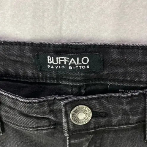 Buffalo David Bitton Francesca Womens Jeans Size 2 Stretch Gray Denim Skinny Mid