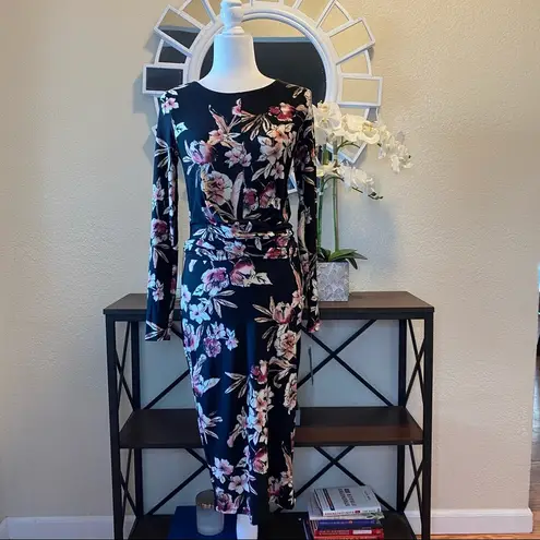 Rachel Roy RACHEL Stella Floral Midi Dress XS