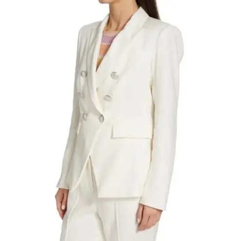 Veronica Beard NWT | 10 | Miller Dickey Blazer Linen Double Breast Women Ivory