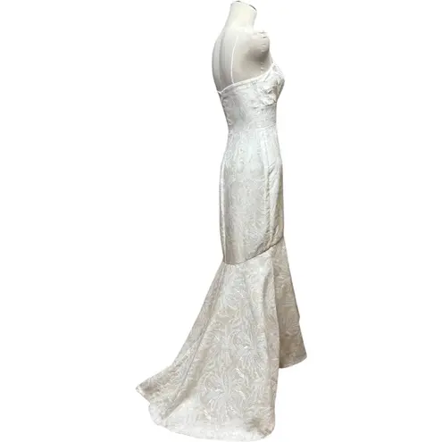 Monique Lhuillier ML 4417230 Gown Ivory Jacquard 4
