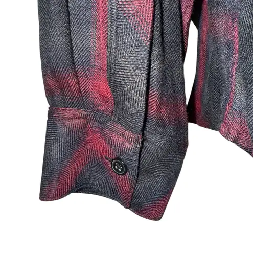 Rails Button Down Hunter Scarlet Ash Black Pocket Casual Shirt EUC Small