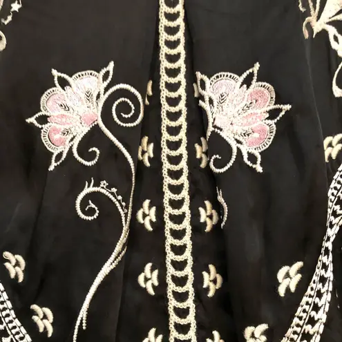 Odd Molly NEW The Tribute Collection Black Embroidered Long Sleeve Dress