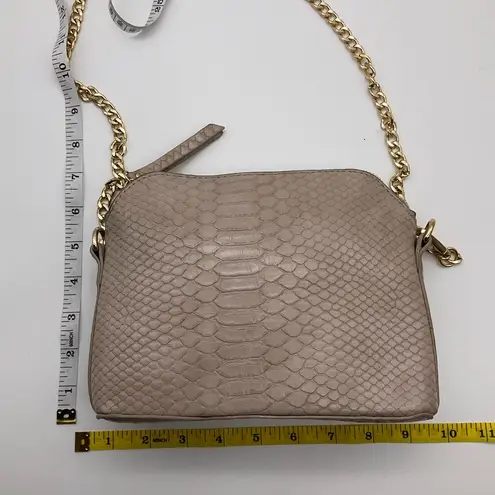 Madison West FAUX SNAKESKIN CROSSBODY