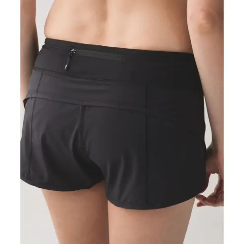 Lululemon Speed Short *4-way Stretch Black Size 6