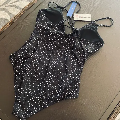 One Piece COCOPEAR Women's V Neck Tummy Control Swimsuit Ruched High Waist Swimw