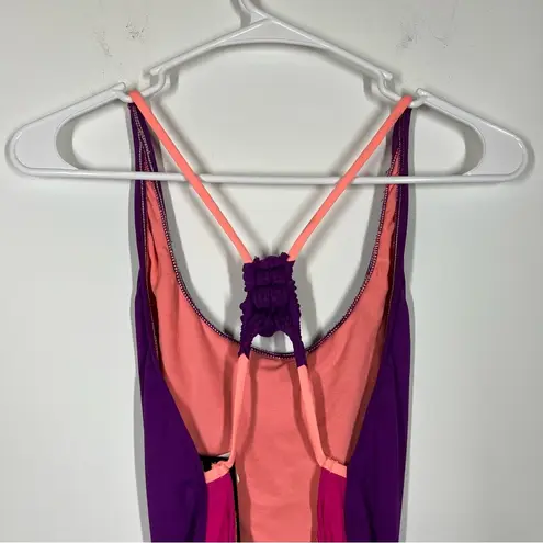 Flaw NWT B. Swim The Boss One Piece Swimsuit Size XS Purple