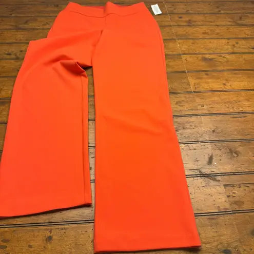DQ2 Wide Leg Palazzo Pants Orange High Waist Flare Flowy