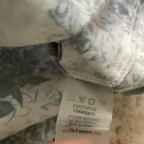 Universal Standard x Erdem Kalina Short Sleeve Ruffle Shirt