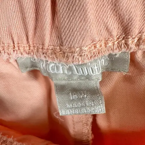 Woman Within Peach Elastic Waist Pants 16W