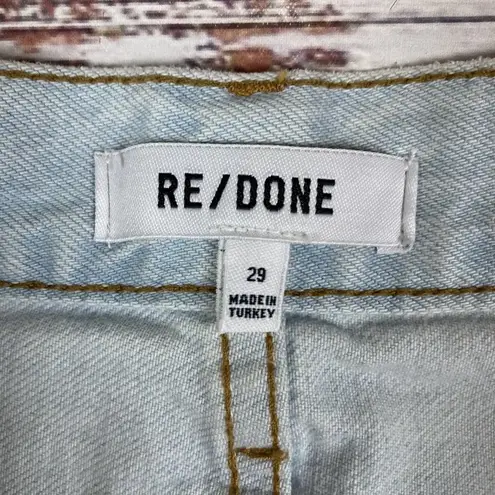 RE/DONE NWT ‘90s High Rise Loose Fit Jeans Bleach Destroy Women's Size 29 - Image 8