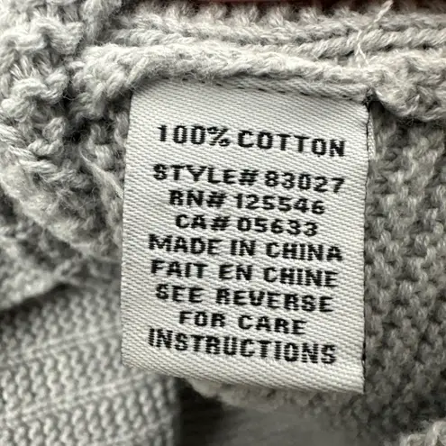 Habitat Clothes To Live In Roll Neck Knit Sweater Gray Lagenlook Women's Medium