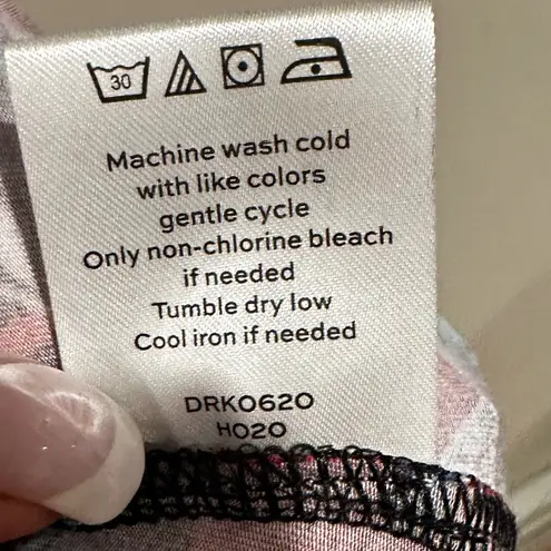 Draper James PAISLEY PRINT FAUX WRAP RUFFLE CUFF LONG SLEEVE MIDI DRESS L