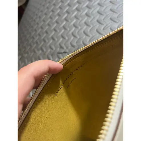 Stella McCartney  Perforated Logo Faux Leather‎ Wristlet Pouch Bag Purse - Image 6