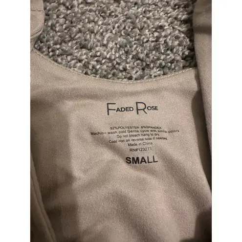 Women's Faded Rose Taupe Sleeveless Romper with Cutout Size S