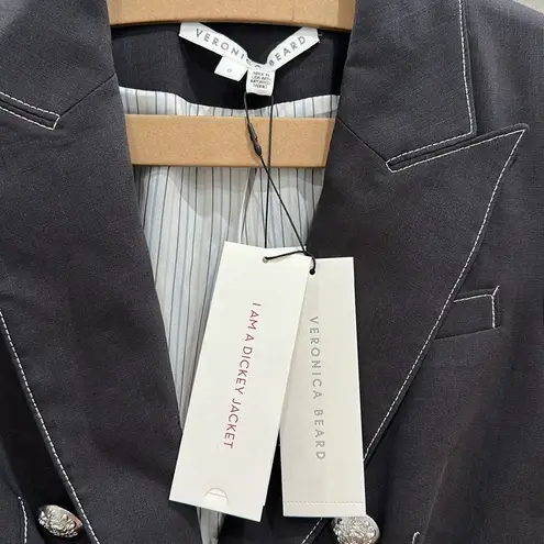 Veronica Beard NWT Hastings Dickey Short Sleeve Jacket Navy size 0