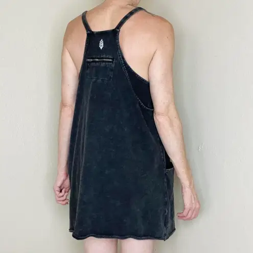 Free People Movement Activewear Black Sleeveless Skort Mini Dress