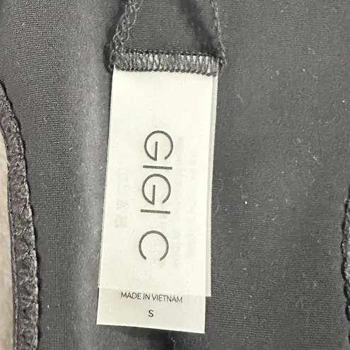 GIGI C Activewear Hunter Jumpsuit Women's Small Black Racerback Sleeveless New