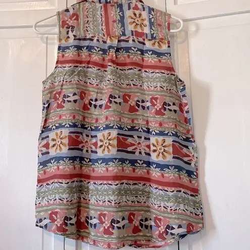 Jonathan Martin Johnathan Martin 100% Silk Sleeveless Blouse - Size M