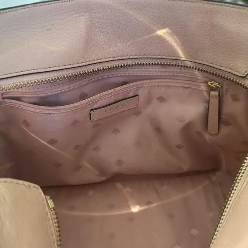 Kate Spade  Medium Jackson Satchel Pink Warm Vellum Purse