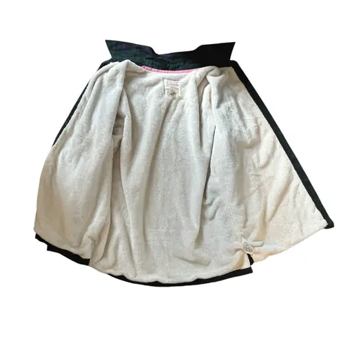 L.L. Bean Scotch Plaid Flannel Shacket Sherpa