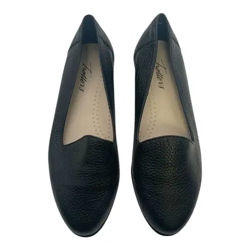 Trotters Liz Loafer Black Tumbled Leather US Women's 6 WW