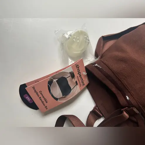 Shapermint Women’s Convertible Strapless Bandeau Bra Brown Size undefined