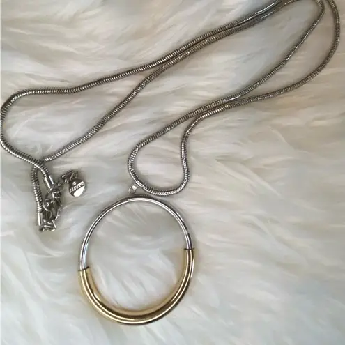 Alfani necklace silver and gold