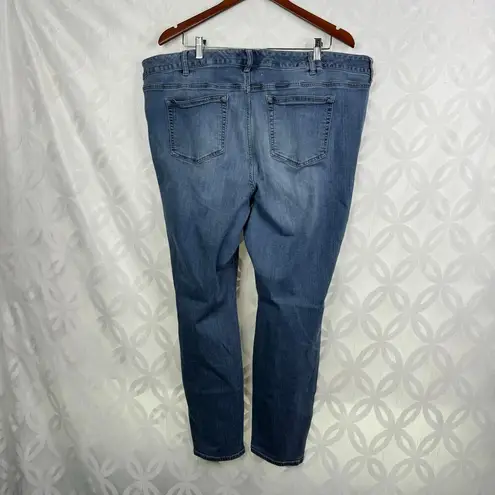 Torrid  Skinny Stretch Distressed Ankle Jeans Size 24