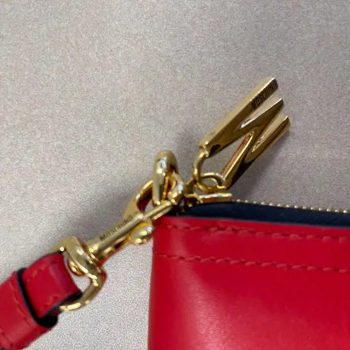 Moschino Couture Red Zip Around Large Wristlet Wallet - NWT