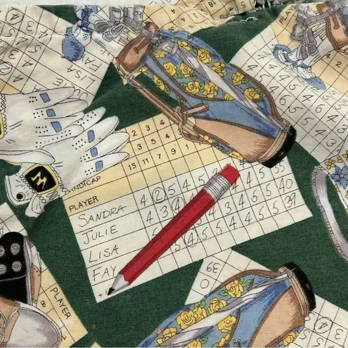 Women’s Golf Scene Medical Nurse Utility Scrubs V Neck Shirt Adult Unisex Size L Tan Size L