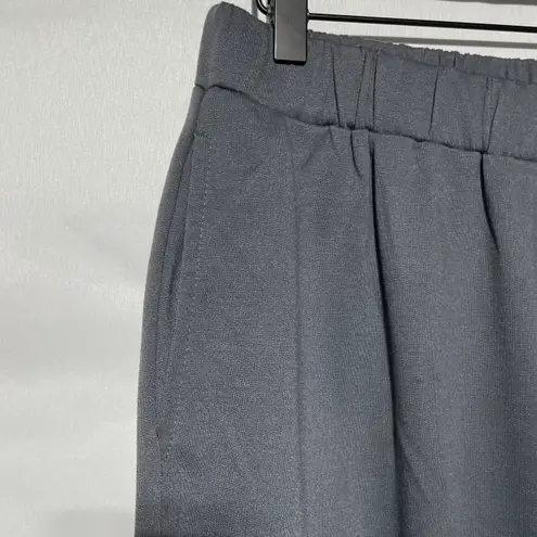 Area Stars New Wide Leg Knit Pants Pull On High Rise Long Pant Grey Size Large