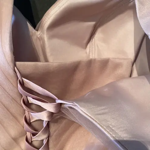 Women’s Pink Tea Length V