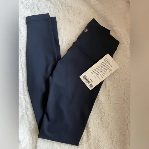 Lululemon NWT  Wunder Train HR Tight 28 True Navy Blue Size 2 - Image 8