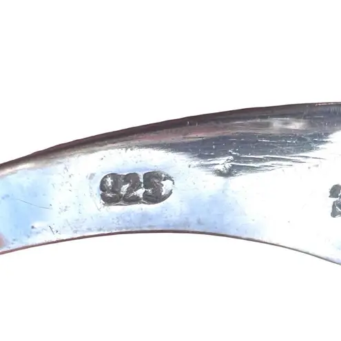 Chi by Falchi Sterling Ring w/ Green Prasiolite & Shagreen Inlay Silver