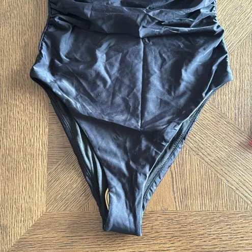 Ramy Brook Hudson Chain Trim One Piece Swimsuit, Size Small, $248