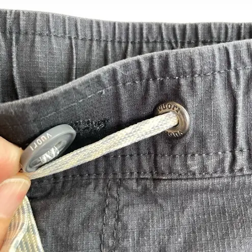 Vuori Gray The Rise and Shine Riptop Wide Leg Cropped Pants Size S