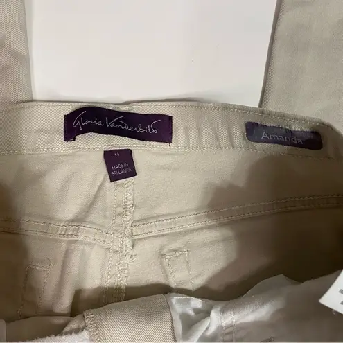 Gloria Vanderbilt Cream Pants