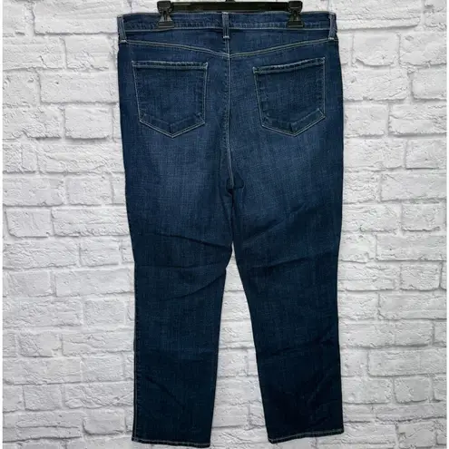 L'Agence Womens Alexia High Rise Cropped Cigarette Jeans Size 33 Dark Stretch