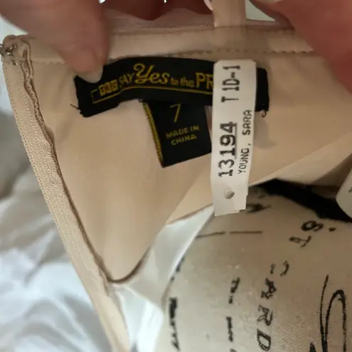 Say Yes To The dress TLC Say Yes To The Prom Party Dress Beaded Top Full Length Sz 7