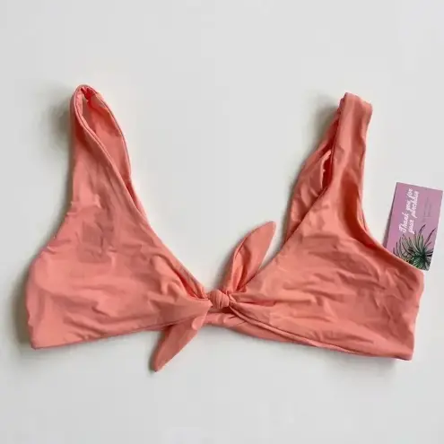 Dippin' Daisy's  Muse Front Tie Bikini Top Large NWOT