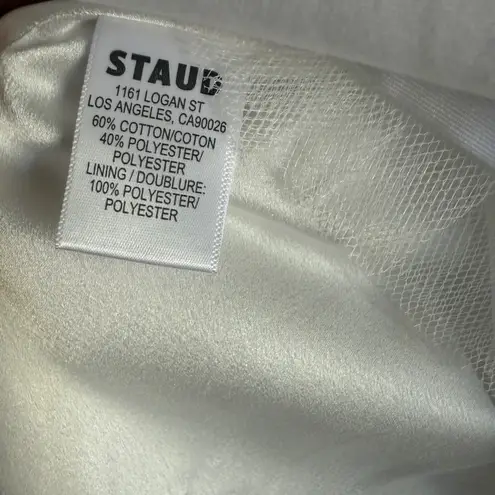 STAUD landscape Corset Fit Flare Mini Dress Size 12